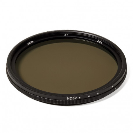 Camera Filter - Urth 37mm ND2 32 Variable ND Lens Filter (1-5 f-stops, German glass)