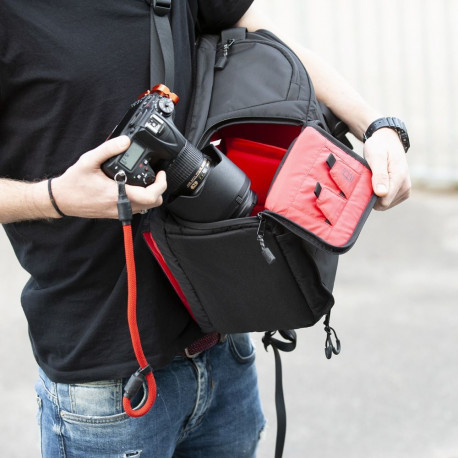 Camera Backpack - Caruba Skydex 10 DSLR Backpack with Rain Cover Black