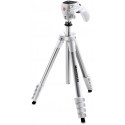 Manfrotto statiiv MKCOMPACTACN-WH, valge