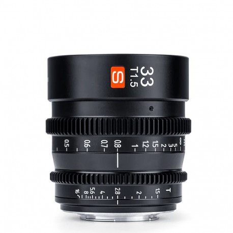 Cine Lens - Viltrox S 33mm T1.5 MF M4/3 Aluminum Alloy
