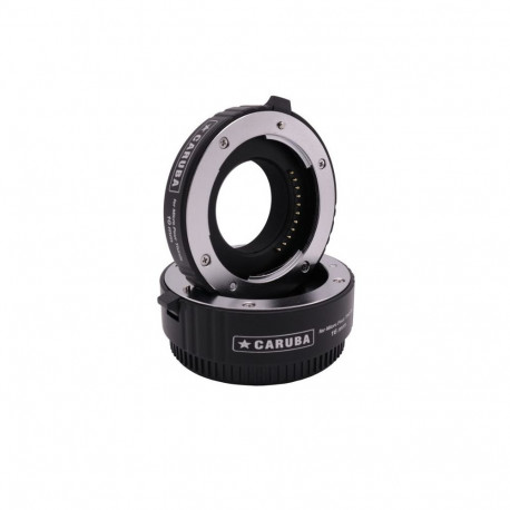 Camera Accessory - Caruba Extension Tube Set Olympus/Panasonic MFT 10mm 16mm Chrome