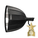 Lighting Equipment - Caruba Deep Parabolic Softbox 120cm, 80cm depth, includes diffusers