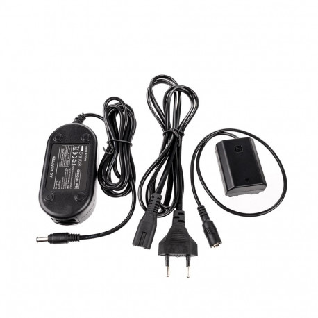 Adapter - Caruba NP FZ100 Dummy Battery + AC PW20 7.6V/2A DC