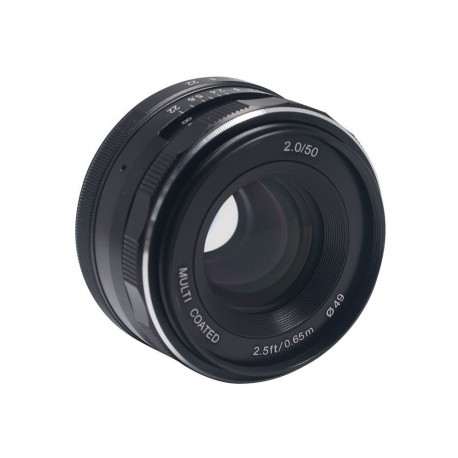 Camera Lens - Meike MK 50mm f/2.0 Sony E Mount Manual Focus Aluminum