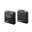 Microphone System - Godox Virso M1 Wireless Microphone 650ft Range Black