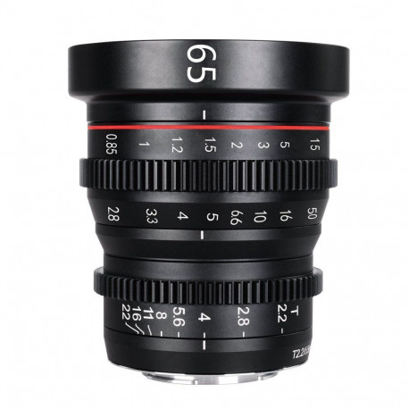 Camera Lens - Meike MK 65mm T2.2 Micro 4/3 Low Light Metal Body