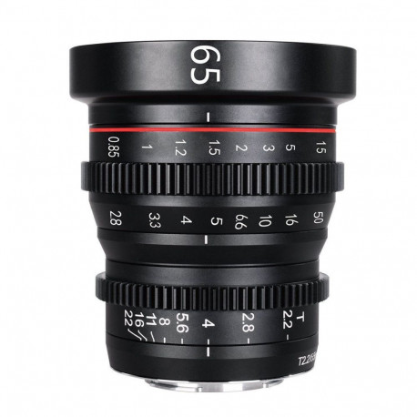 Camera Lens - Meike MK 65mm T2.2 Fuji X Mount Full Metal Low Dispersion Optics