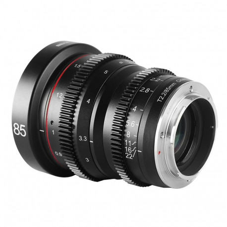 Camera Lens - Meike MK 85mm T2.2 Micro 4/3 Mount, full metal, low dispersion optics