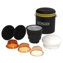 Lighting Modifier Kit - MagMod XL Professional Strobe Kit Universal Reflector Silicone