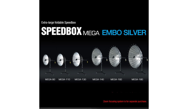 Lighting Equipment - SMDV Speedbox Mega 110 Deep Softbox 110cm Silver