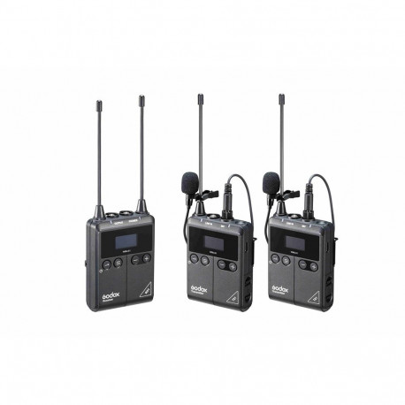 Microphone - Godox UHF Wireless Lavalier Kit (2x TX1, 1x RX1, 514-596MHz)