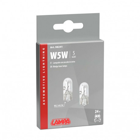 Pirn 2tk micro 24V 5W W2,1x9,5d