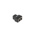 RJ45 INLINE COUPLER RJ45->2XRJ45 SHIELDED LANBERG