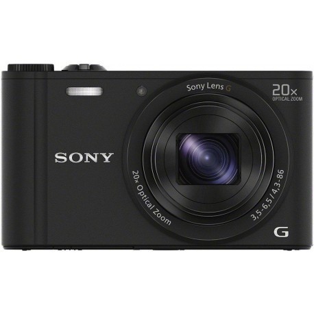 Sony DSC-WX350, melns