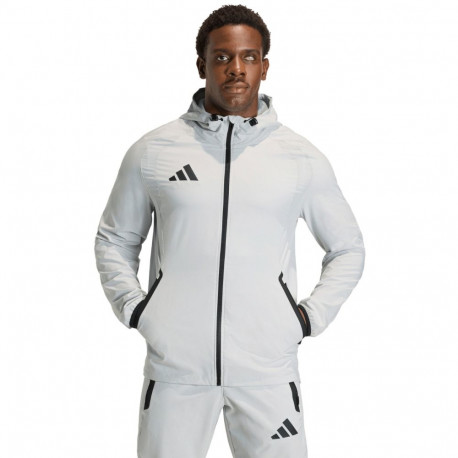 Adidas meeste tuulepluus Tiro 26 Travel KD3336 XL, helehall