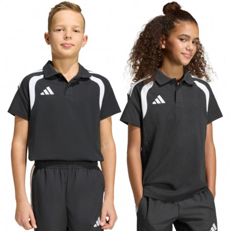 Koszulka dla dzieci adidas Tiro 26 League Polo czarna KF3407 152cm