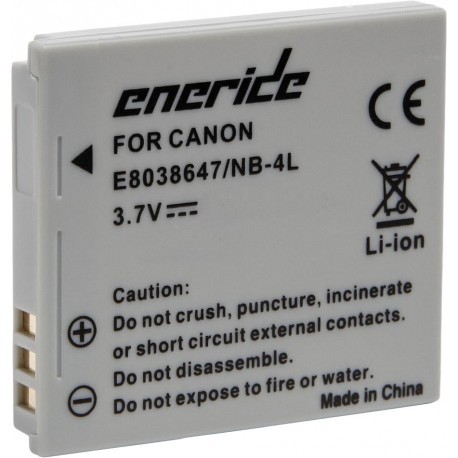 Eneride akumulators E (Canon NB-4L, 600mAh)