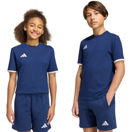 Koszulka dla dzieci adidas Entrada 26 Tee granatowa JZ6673 140cm