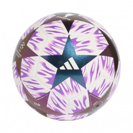 Piłka nożna adidas UCL 25/26 Final Club biało-fioletowa JX9093 5