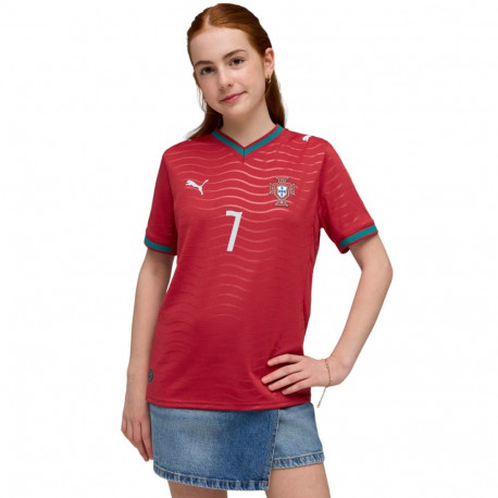 Koszulka dla dzieci Puma Portugalia FPF Home Jersey Replica 788144 77 128cm