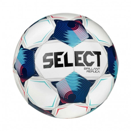 Piłka nożna Select Brillant Replica v25 biało-niebieska 19349  5