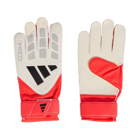 Rękawice bramkarskie adidas Predator Training biało-czerwone JY6311  9,5