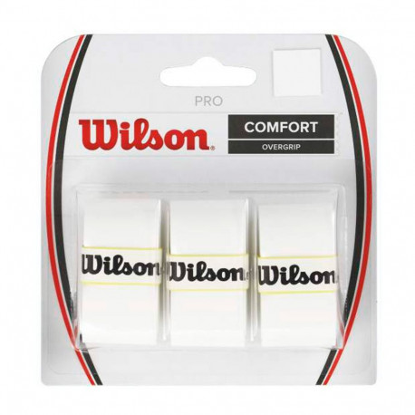 Owijka Wilson Pro Comfort Overgrip biała 3szt WRZ4014WH