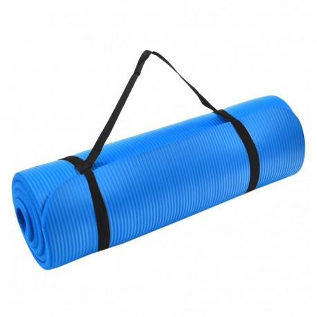 Mata Profit Fitness Pro NBR 180x60x1,5cm niebieska DK 2264