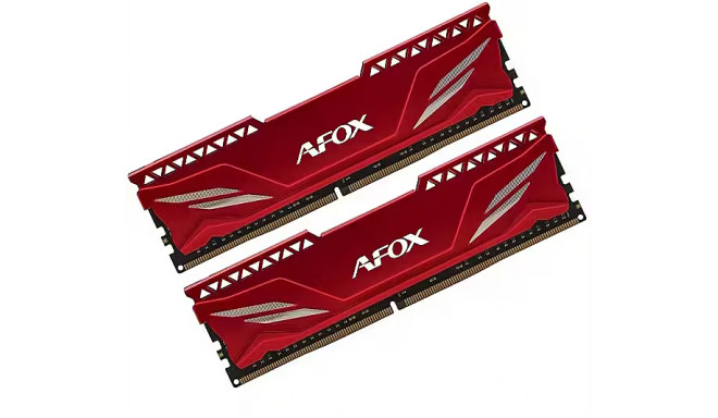 Afox RAM 2x8GB Gaming CL16, red (opened package)
