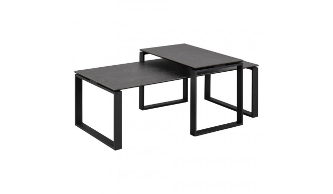 Diivanilaud KATRINE 2tk, must