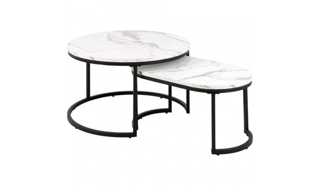 Diivanilaud SPIRO 2-osalise komplekt, valge