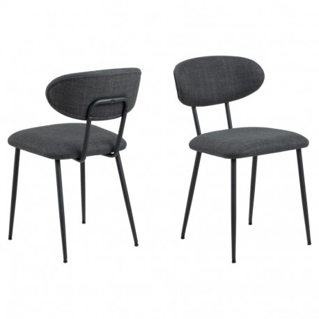 Söögitool DENISE, tumehall