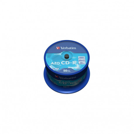 VERBATIM CD-R 700MB 52X AZO CRYSTAL CAKE*50 43343