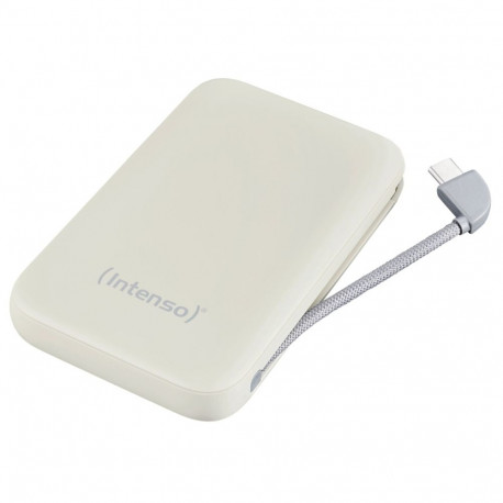 Intenso S10000 10000mAh integreeritud USB-C kaabliga akupank, beež 7333031