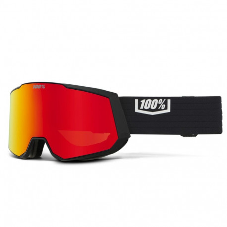 100percent SNOW - SNOWCRAFT XL Goggle Black Red ML Mirror