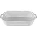 Staub Rectangular Dish Ceramic, White, 34x24cm
