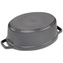 Staub Oval Cocotte, 29cm Graphite Grey, Cast Iron