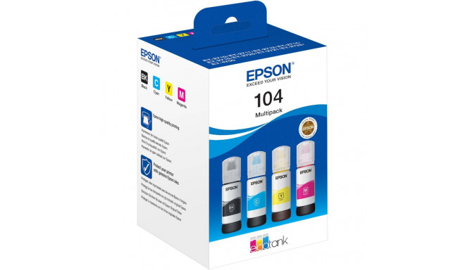 Epson EcoTank 4-värvi multipakk T 104 T 00P6