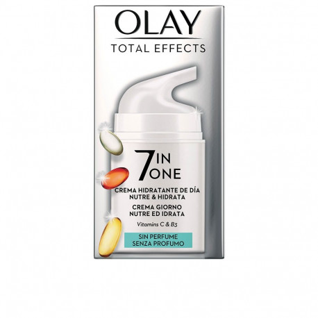 OLAY TOTAL EFFECTS anti-edad hidratante sin perfume 50 ml