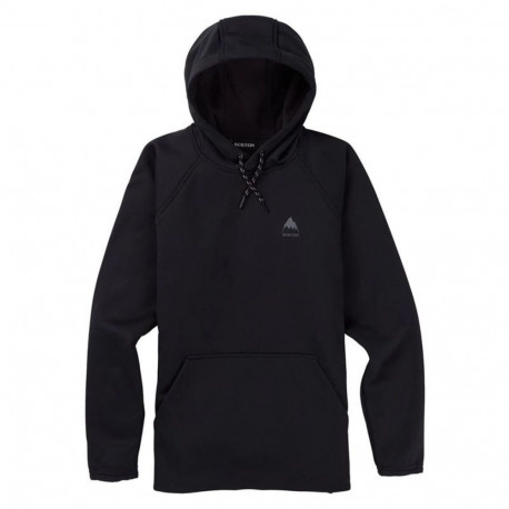 Dressipluus kapuutsiga, meeste Burton Crown Weatherproof Pullover Fleece Must - S