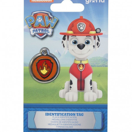 Identification plate for collar The Paw Patrol Marshall Size M