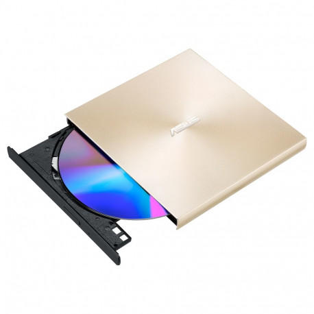 "Asus ZenDrive U8M, externer DVD-Brenner (gold/schwarz, USB-C Schnittstelle, M-DISC)"