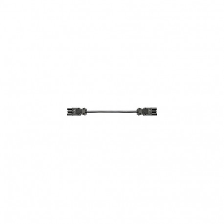Bachmann GST18-3 seadme pikendusjuhe pistik/pesa must 0,3m