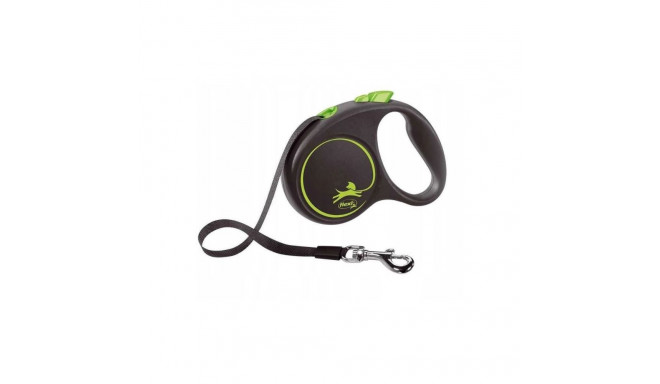 FLEXI Black Design S - retractable leash - 5 m