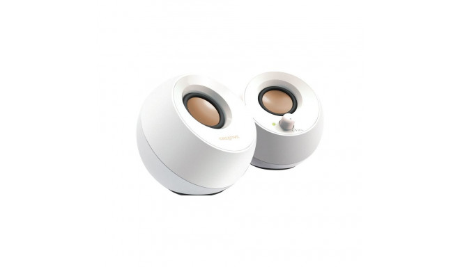 Pebble klinkpistik USB, valge