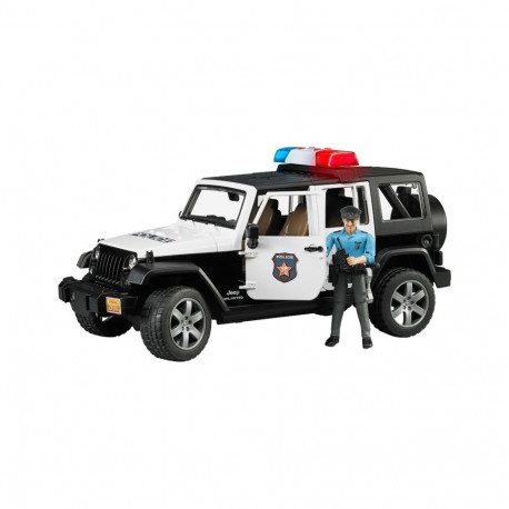 Jeep politseisõiduk 02526 Wrangler Unlimited Rubicon (koos politseinikuga)