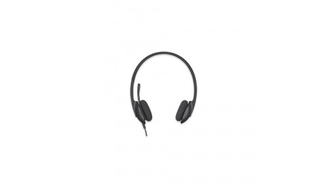 stereo peakomplekt H340, must