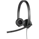 Logitech H570e Stereo Headset black