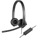 Logitech H570e Stereo Headset black