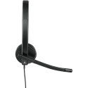 Logitech H570e Stereo Headset black